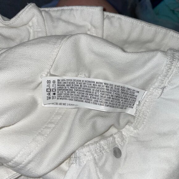 Forever 21 Jeans High Waist Denim Pants Belted Paper Bag Size 30 - Picture 10 of 11